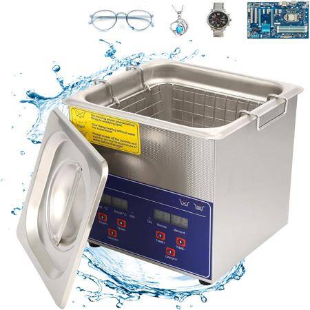 Paslanmaz Çelik Ultrasonik Temizleme Makinesi PS-08A 1.3L 40KHz 60W EU Fişli 220V - 4