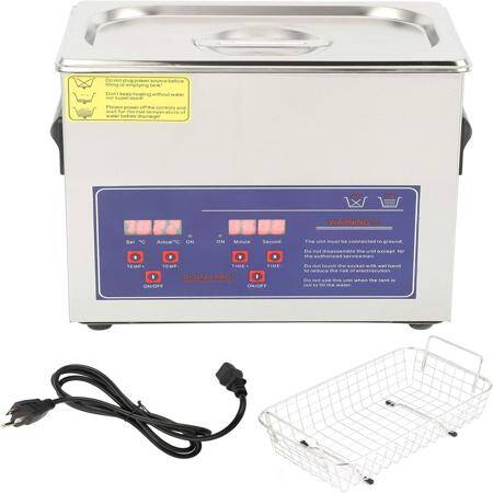 Paslanmaz Çelik Ultrasonik Temizleme Makinesi PS-20A 3.2L 40KHz 120W EU Fişli 220V - 1