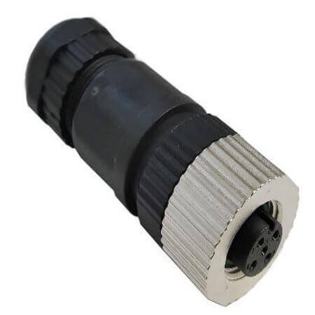 PB-M12A-05P-FF-SL7001-00 CONN. PLUG M12 5PIN FEMALE FREE - 1
