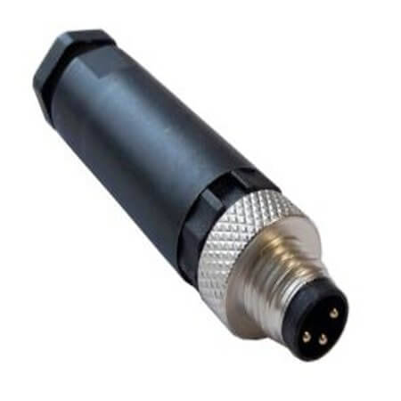 PB-M8A-03P-MM-SL7001-00A CONNECTOR MICRO JACK M8 3PIN MALE ASSEMBLY TYPE - 1