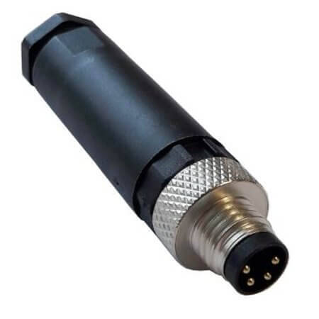 PB-M8A-04P-MM-SL7001-00B CONNECTOR MICRO JACK M8 4PIN MALE ASSEMBLY TYPE - 1