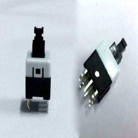 PB-22E88 SWITCH PUSH 8x8MM 2P2T NON-LOCK VER. WEALTHMETAL - 1