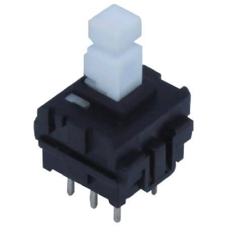 PBM-0101-XW SWITCH PUSH 10x10MM 2P2T NON-LOCK VER. 250gf X.WIN - 1
