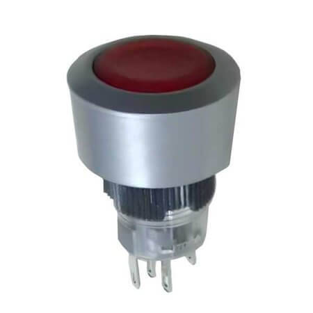 PBS-89I SWITCH PUSH BUTTON (EMBEDDED) ILLUMINATED RED - 1