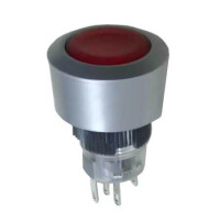 PBS-89I SWITCH PUSH BUTTON (EMBEDDED) ILLUMINATED RED - 1