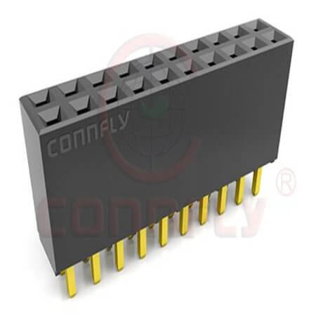PC104-002-2X8B6 FEMALE HEADER 16PIN(2x8) 2.54mm THT V/T - 1