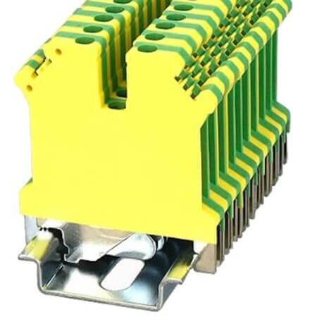 PC2.5-PE-01P-1Y-00AH DIN RAIL T.B.2.5mm² SCREW GREEN-YELLOW - 1