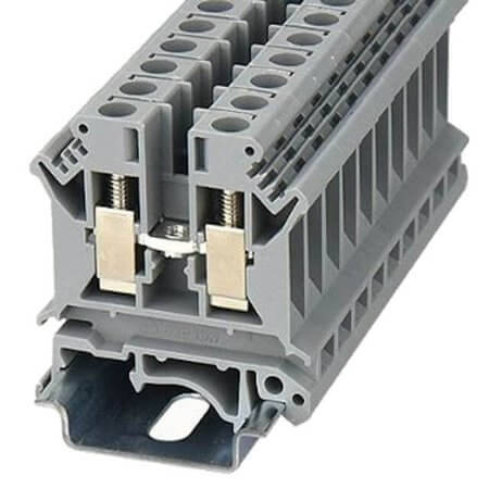 PC6-01P-11-00AH DIN RAIL T.B.6mm² SCREW GRAY - 1
