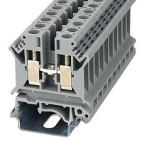 PC6-01P-16-00AH DIN RAIL T.B.6mm² SCREW RED - 1