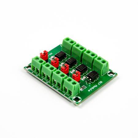 PC817 4 Channels Optocoupler Isolation Module - 3
