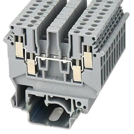 PCDK2.5-01P-11-00AH DIN RAIL T.B.2.5mm² SCREW GRAY 2IN 2OUT - 1