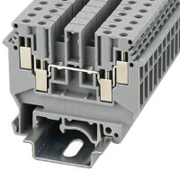 PCDK4-01P-11-00AH DIN RAIL T.B.4mm² SCREW GRAY 2IN2OUT - 1