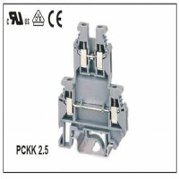 PCKK4-01P-11-00AH DIN RAIL T.B.4mm² SCREW GRAY 2IN2OUT - 1