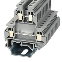 PCKK4-01P-16-00AH DIN RAIL T.B.4mm² SCREW RED 2IN2OUT - 1