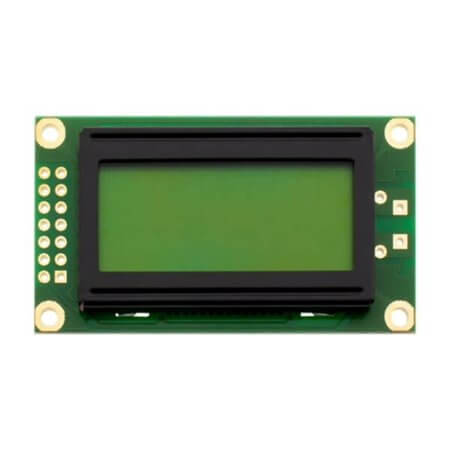 PCM0802B-RN-YBS-02 LCD CHARACTER 8X2 STN POSITIVE 5V - 1