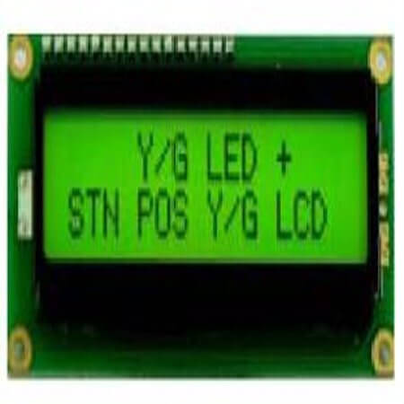 PCM1604C-FL-YBS-01 LCD CHARACTER 16X4 STN YELLOW GREEN 5V - 1