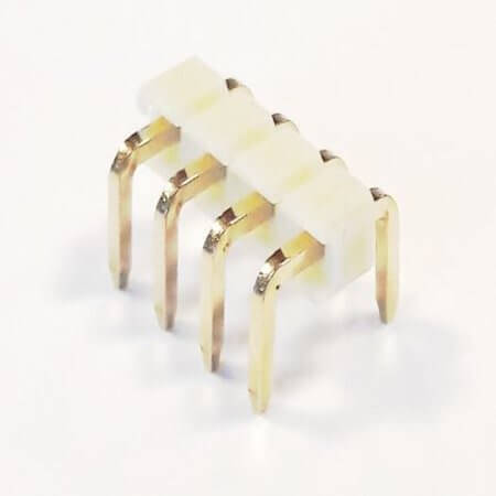 PH1C25-104GW2.6/5.9/1.36 PIN HEADER 4PIN(1x4) 2.54mm THT R/A - 1