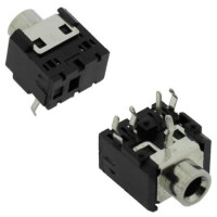 PHONE JACK-3.50 CONNECTOR JACK DIP STREO 3.5MM 12x9mm - 1