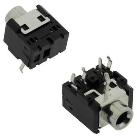 PHONE JACK-3.50 CONNECTOR JACK DIP STREO 3.5MM 12x9mm - 1