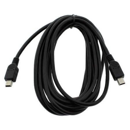 PIA17MINI5P-M/M-3M-B- CONNECTOR CABLE MINI USB M/M 5P 24AWG 3MT - 1