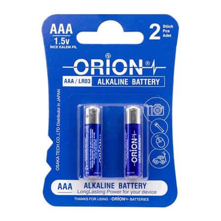 PİL ALKALİN AAA B2 ALKALİN PİL 1.5V AAA BLISTER 2Lİ - 1