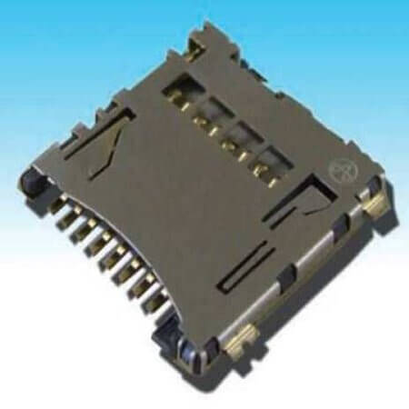 PJS008-2110-0 CONNECTOR MEMORY CARD STD MNT MICRO SD PUSH-PUSH - 1