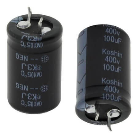 PK3J-400V101MM350 CAP.EL.100uF 400V 22x35 105C SNAP-IN KOSHIN - 1