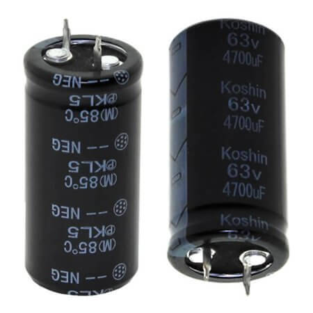 PKL5-063V472MM450 CAP.EL.4700uF 63V 22x45 85C SNAP-IN KOSHIN - 1