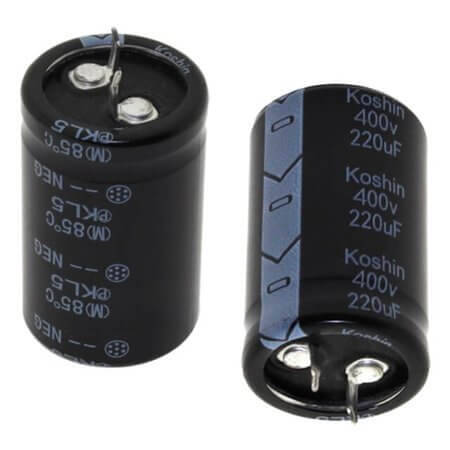 PKL5-400V221MN400 CAP.EL.220uF 400V 25x40 85C SNAP-IN KOSHIN - 1