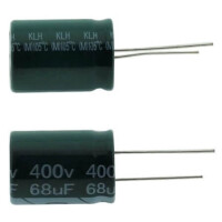 PKLH-400V680MK250 CAP.EL.68uF 400V 18x25 7.5MM 105C L.ESR BULK - 1
