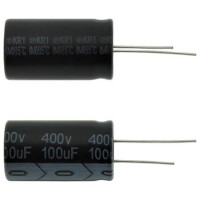 PKR1-400V101MK315 CAP.EL.100UF 400V 18X31.5 7.5MM 85C BULK KOSHIN - 1