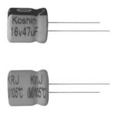 PKRJ-025V100MB070-L/C4.5 CAP.EL.10uF 25V 4x7 2.5MM 105C BULK KOSHIN - 1