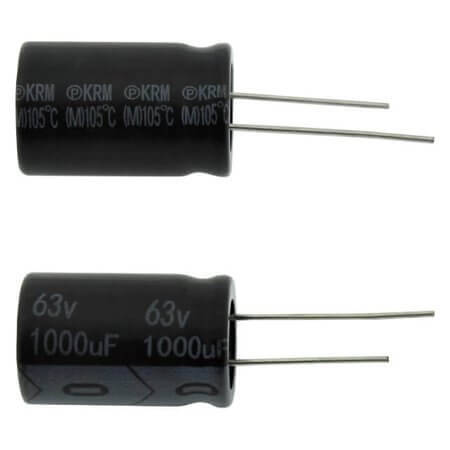 PKRM-063V102MJ250 CAP.EL.1000uF 63V 16x25 7.5MM 105C BULK KOSHIN - 1
