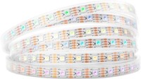 Plastik Kapaklı 5V WS2813B RGB5050 Siyah SMD LED Şerit 60 LED/Metre Esnek 5 Metrelik Makara IP67 - 1