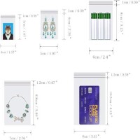 Plastik Torbalar 10x15cm Kilitli Şeffaf Ambalaj Poşeti (100 Adetlik Paket) - 1