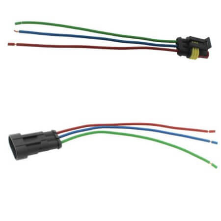 PLUG TO TAB HOUSING-3PIN CONN.3PIN(1x3) 6.00MM CABLE L:360MM MALE FEMALE - 1