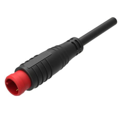 PM-EBS-0002-M-L300-00AH MINI DIN MALE 2A 180C - 1