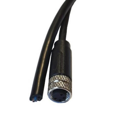 PM-M8A-04P-FF-SL7A02-00B CABLE FEMALE TO WIRE LEAD 4PIN M8A 2Mt IP67 - 1
