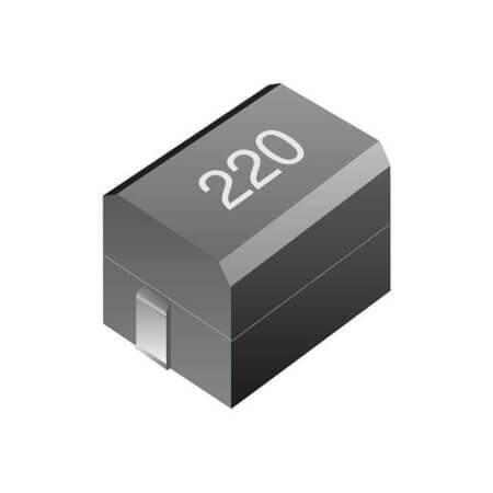 PM1210-2R2J-RC INDUCTOR FIXED 2.2uH 190MA 950MOHM SMD - 1