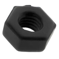 PN-300 SOMUN M3 PLASTIK SİYAH M3 İÇ:2.6MM DIŞ:5.52MM - 1