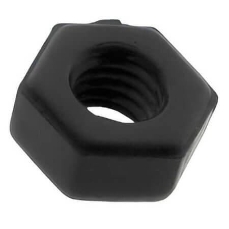 PN-300 SOMUN M3 PLASTIK SİYAH M3 İÇ:2.6MM DIŞ:5.52MM - 1