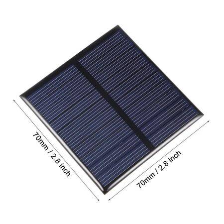 Polycrystalline 70x70mm 5V 100mA Mini Solar Panel - 1
