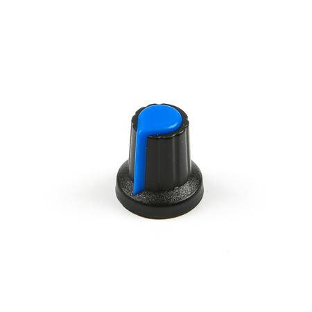 Potansiyometre Başlığı İç 6mm Dış 15mmx17mm Mavi Renk - 4