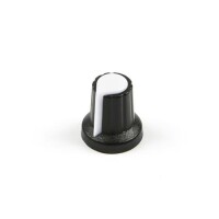 Potentiometer Knob Rotary Switch Cap Inner 6mm External 15mmx17mm White Color - 4