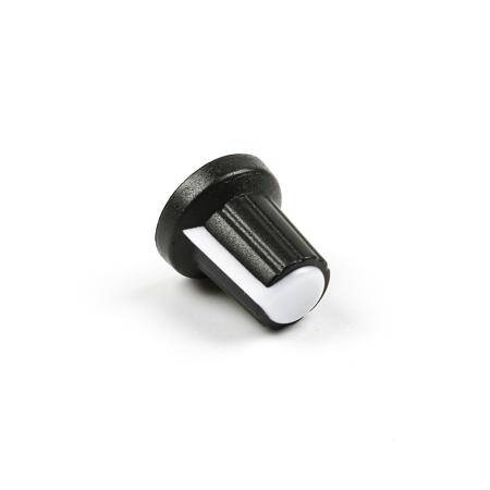Potentiometer Knob Rotary Switch Cap Inner 6mm External 15mmx17mm White Color - 5