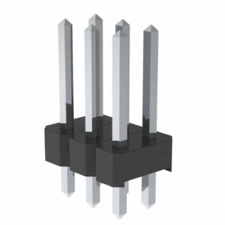 PREC003DFAN-RC PIN HEADER 6PIN(2x3) 2.54mm THT V/T - 1