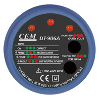 PRİZ TEST CİHAZI DT-906A PRİZ TEST CİHAZI CEM - 1