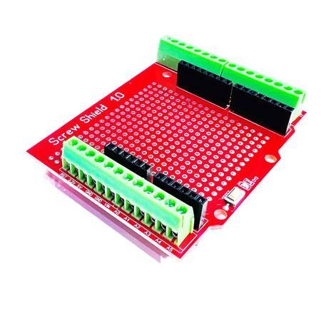 Proto Screw Shield Assembled Terminal Block Prototype Expansion Board for Arduino Uno - 1