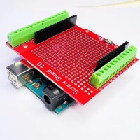 Proto Screw Shield Assembled Terminal Block Prototype Expansion Board for Arduino Uno - 4