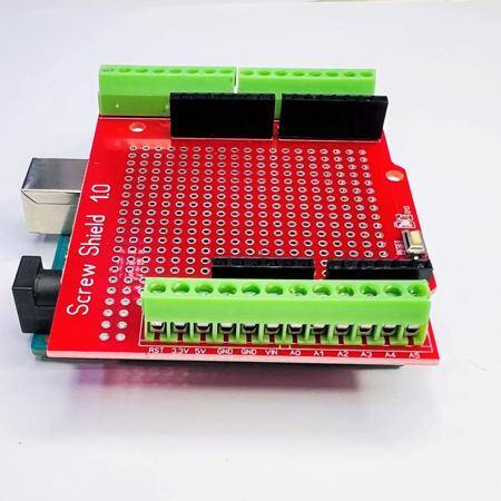 Proto Screw Shield Assembled Terminal Block Prototype Expansion Board for Arduino Uno - 5